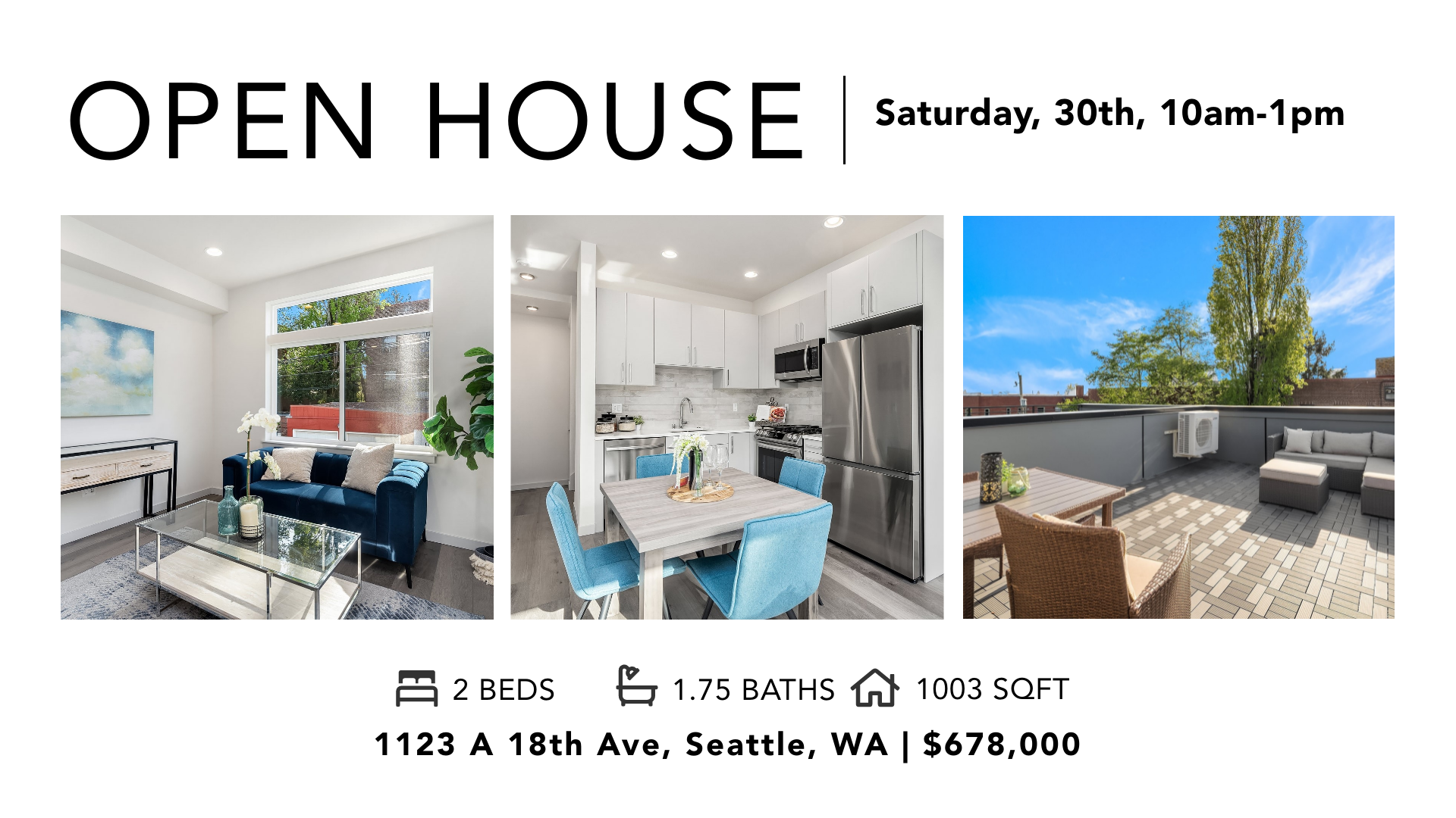 Capitol Hill Open House - Saturday, December 30th! header image.