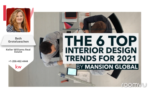 The 6 Top Interior Design Trends for 2021 header image.