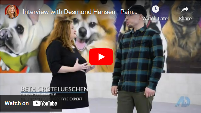 Interview with Desmond Hansen, Local Seattle Artist header image.