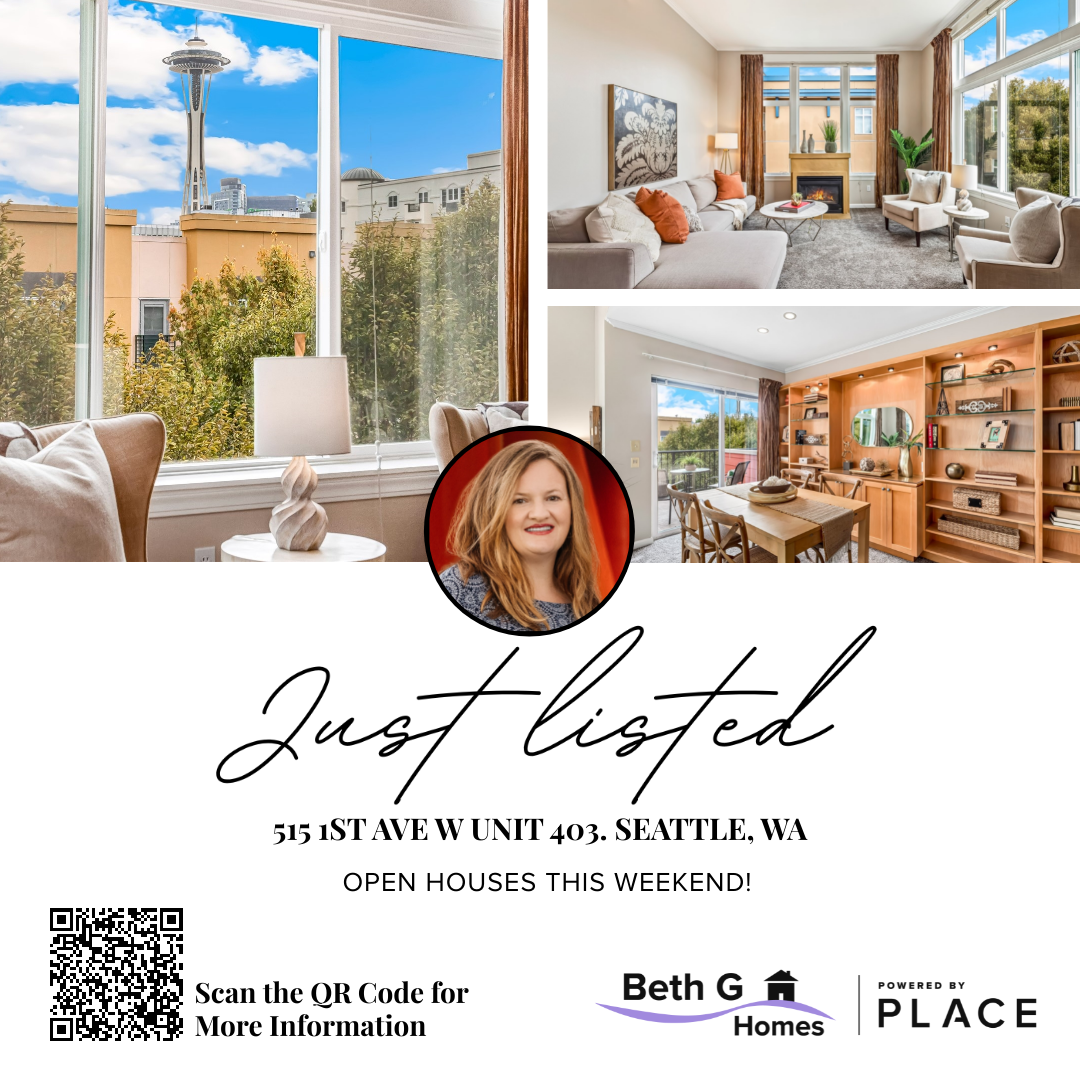 Lower Queen Anne Condo with Breathtaking Views! header image.