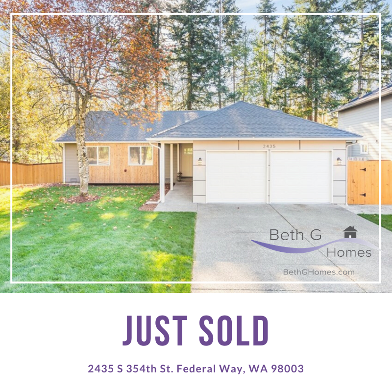 Just Sold in Federal Way! header image.