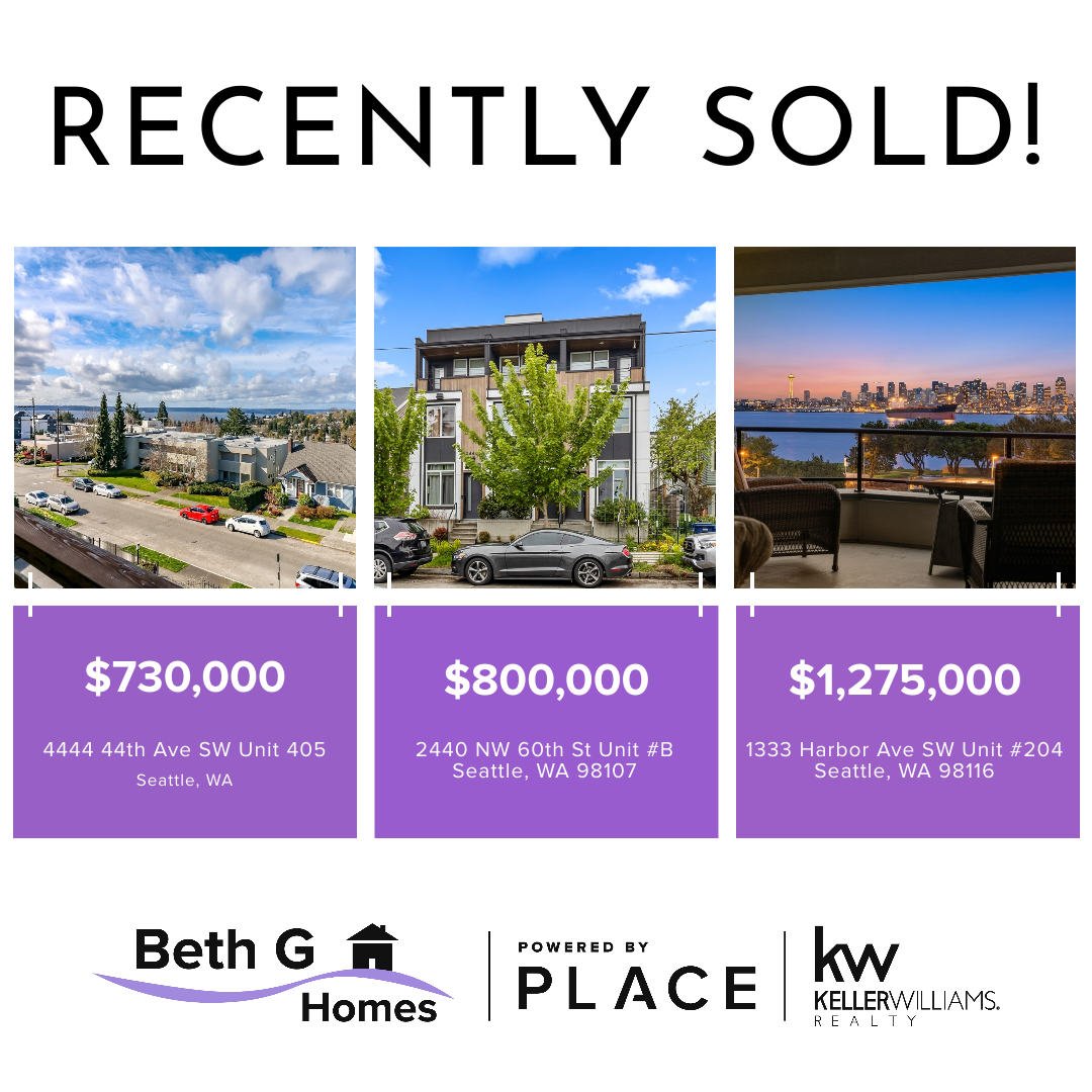 🏡✨ Three More Homes SOLD in Seattle! ✨🏡 header image.