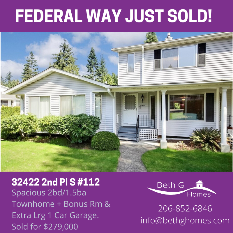 Federal Way Just Sold header image.