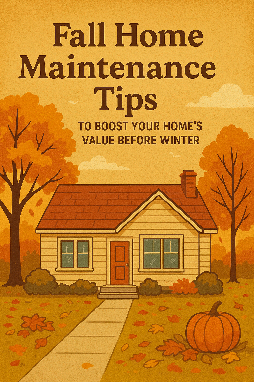 Fall Home Maintenance Tips to Boost Your Home’s Value Before Winter header image.