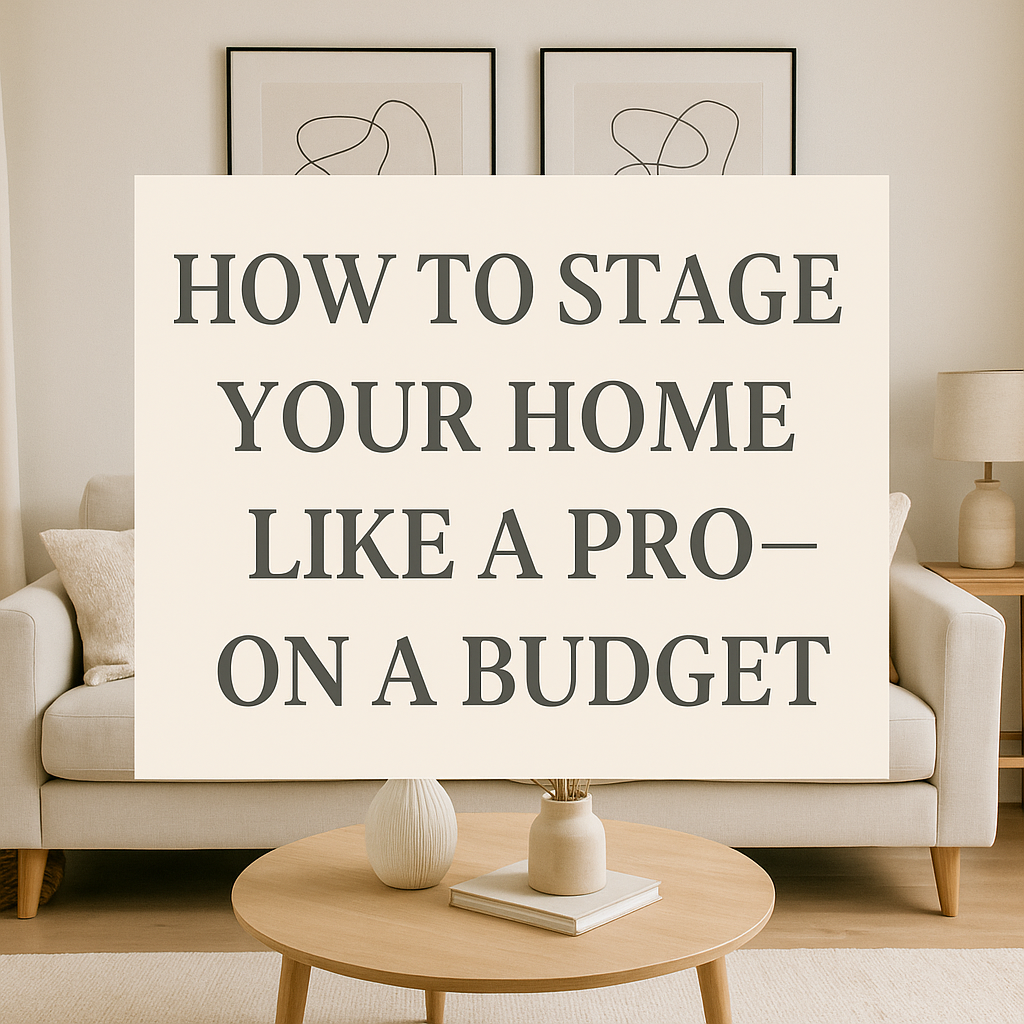 How to Stage Your Home Like a Pro—On a Budget header image.