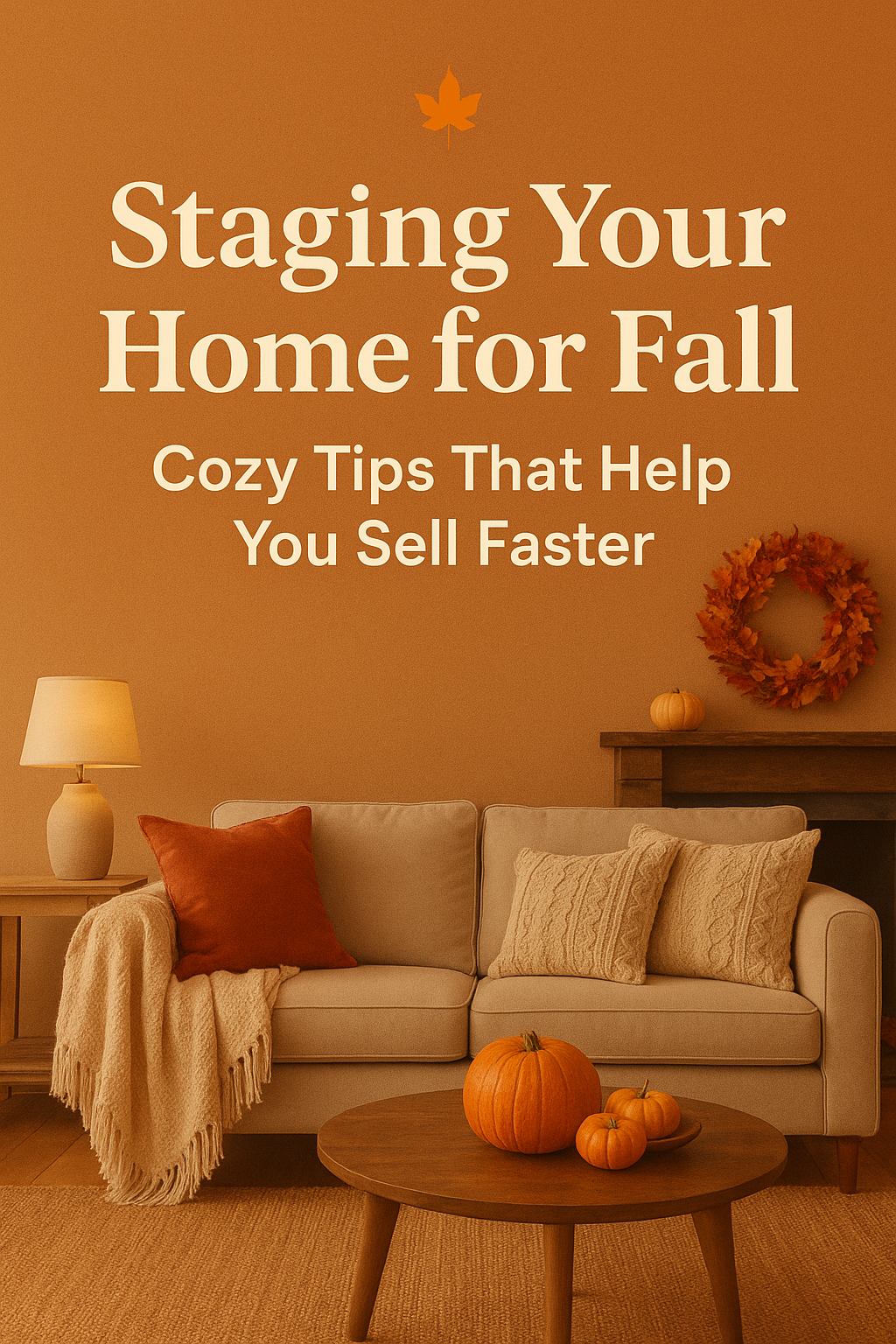 🍁 Staging Your Home for Fall: Cozy Tips That Help You Sell Faster header image.