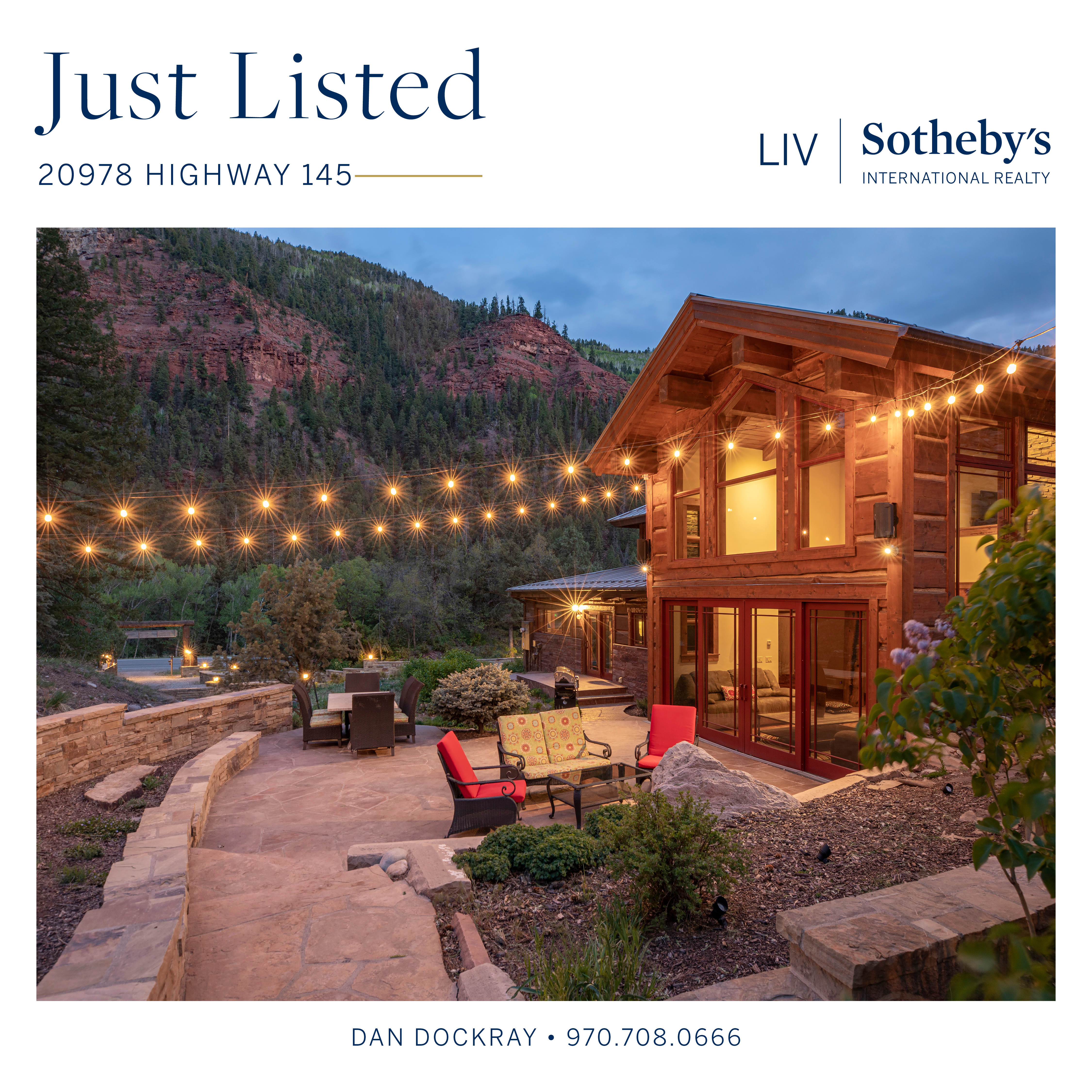 NEW LISTING - 20978 Highway 145, Placerville, CO - $3,350,000 header image.