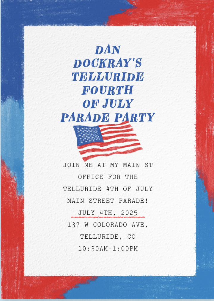 Join me for the Telluride 4th of July Parade! 🇺🇸 header image.