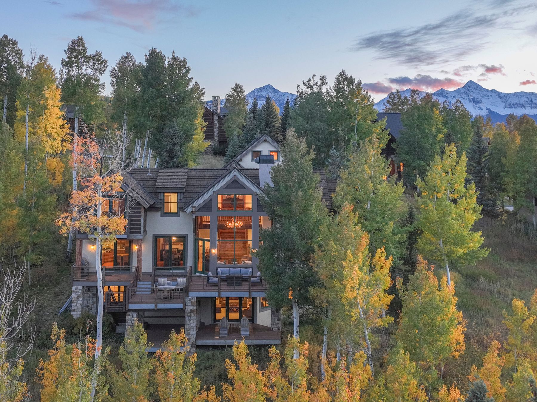Under Contract in 4 days - 307 Fairway Drive, Mountain Village, CO - $5,495,000 header image.