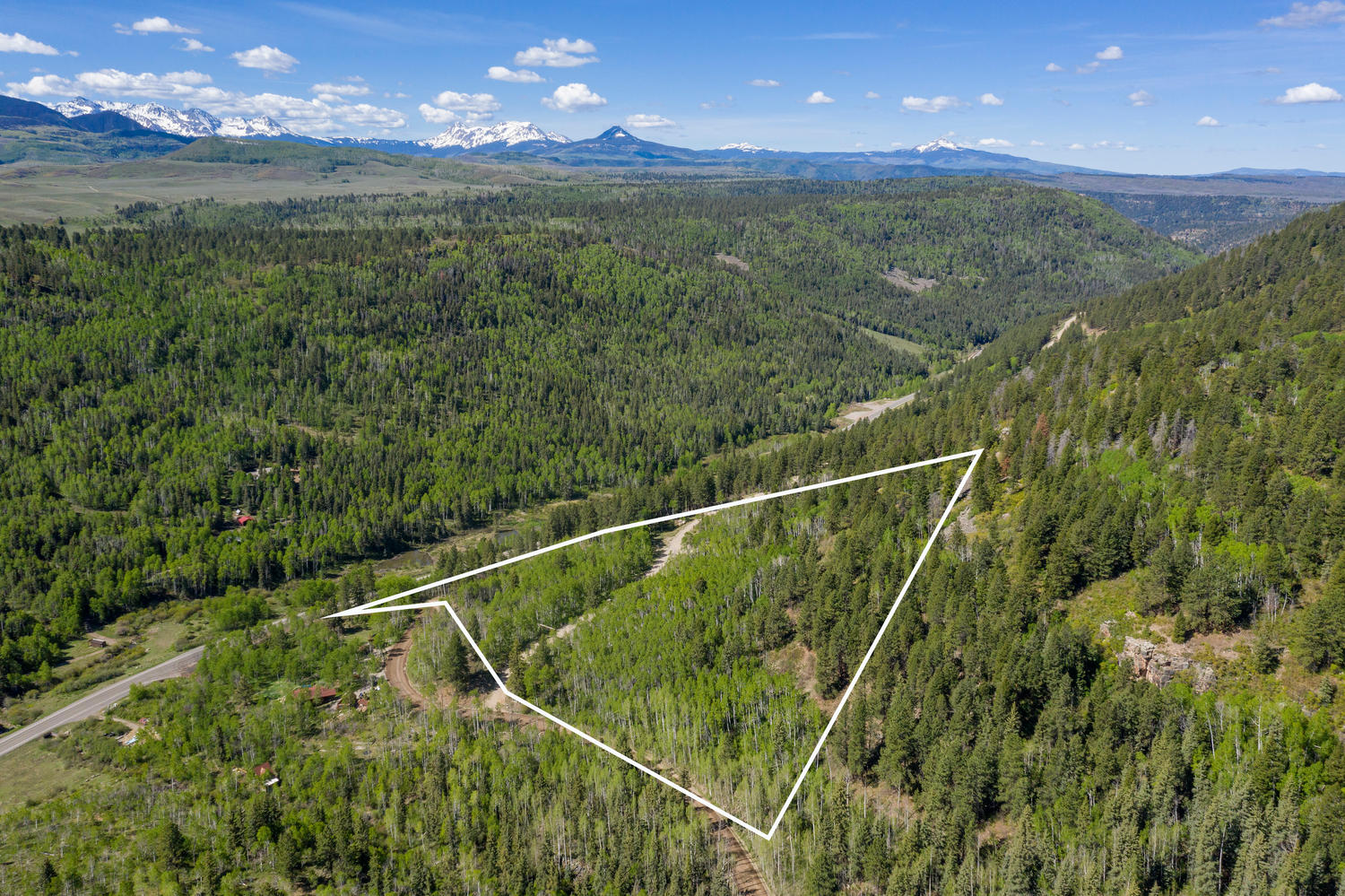SOLD - $285,000 - Sky Mountain Ranch Lot 1, Placerville, CO header image.