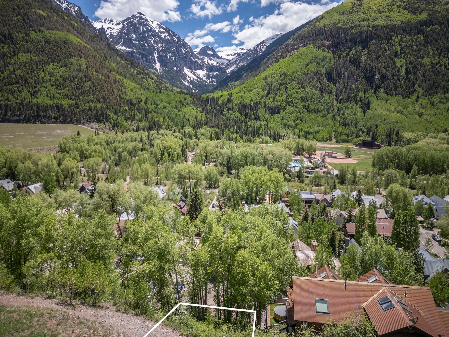 New Listing - Pandora Ave Lot C1, Telluride, CO - $3,695,000 header image.
