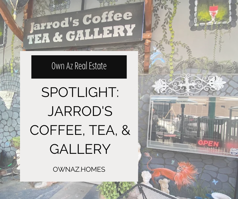 Spotlight: Jarrod’s Coffee, Tea & Gallery in Downtown Mesa header image.