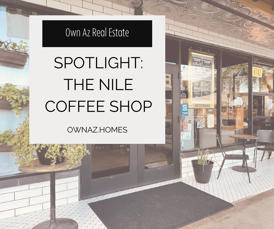 Spotlight: The Nile Coffee Shop in Downtown Mesa header image.