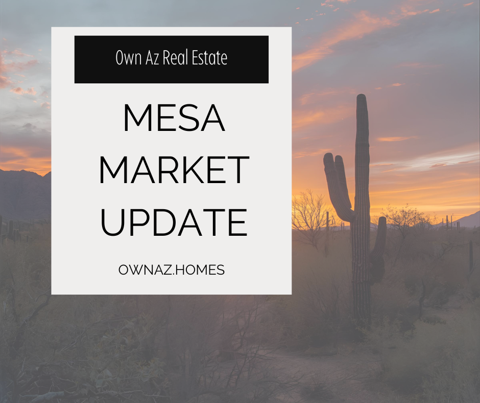 Mesa Market Update! header image.