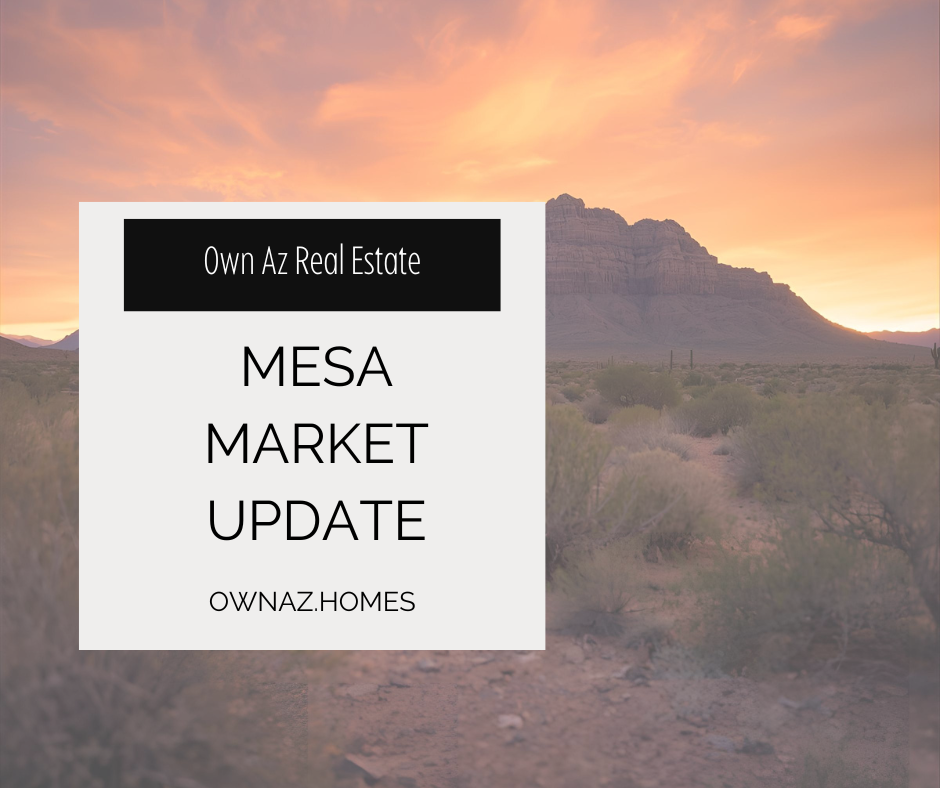 Mesa Market Update January 2026 header image.