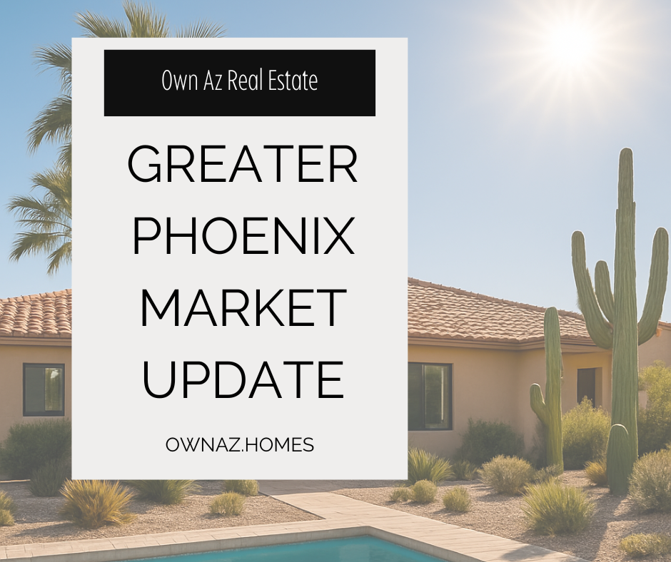 Greater Phoenix Real Estate Market Update header image.