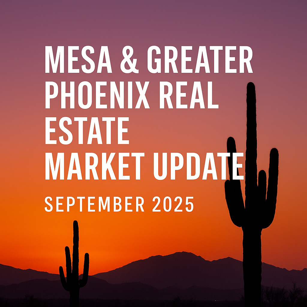 Greater Phoenix Real Estate Market Update header image.