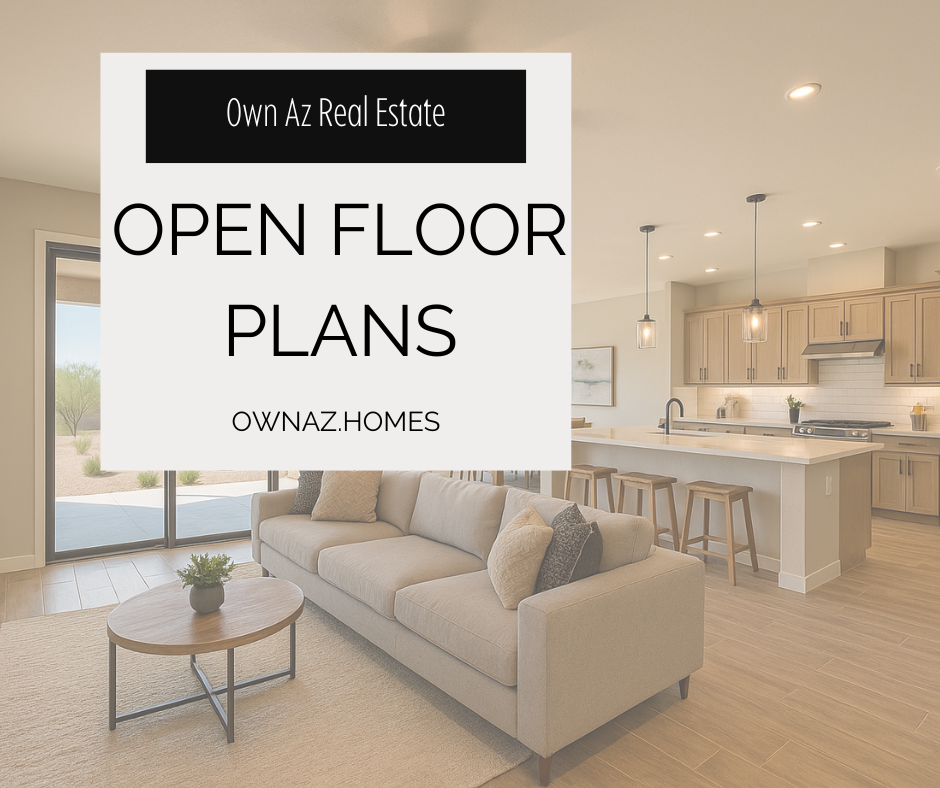 Arizona homes often feature open floor plans header image.
