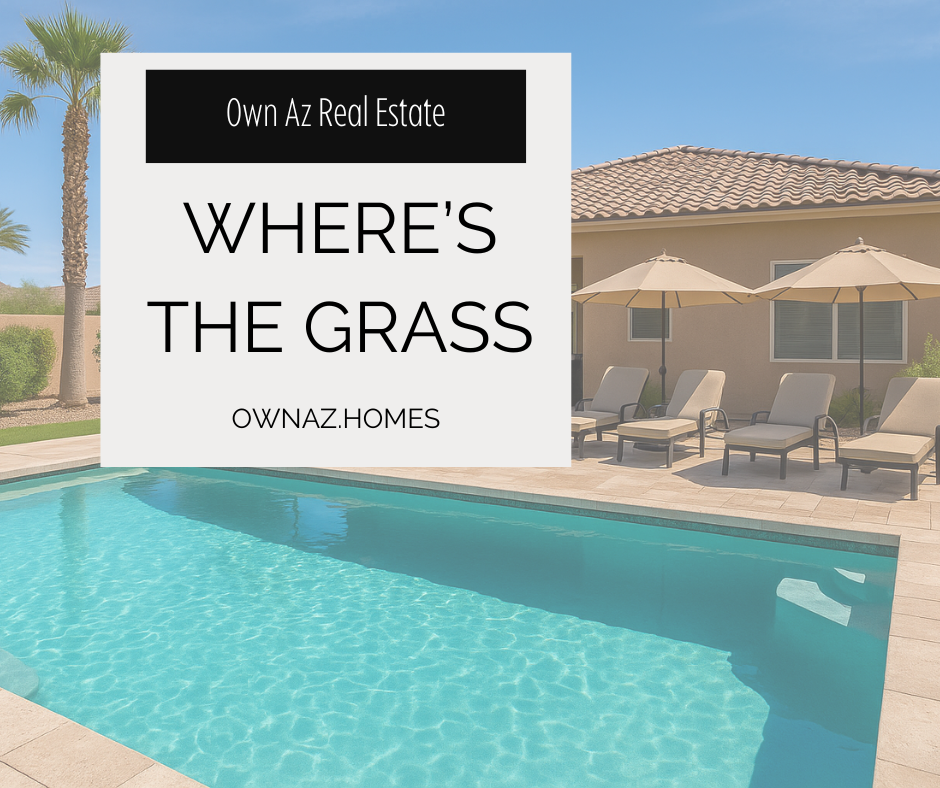 Why Grass Is Rare in Arizona Yards header image.