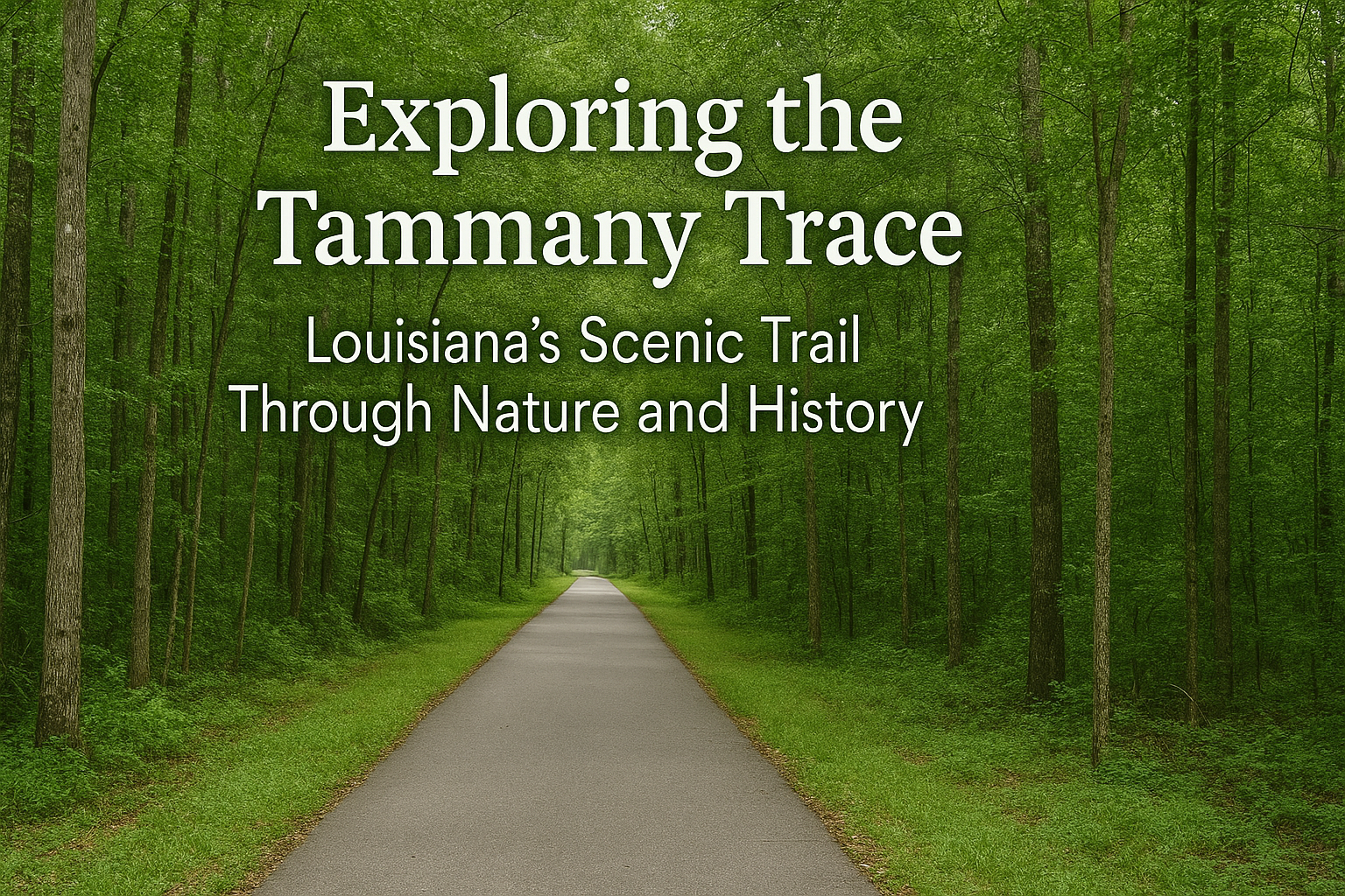 Exploring The Tammany Trace header image.