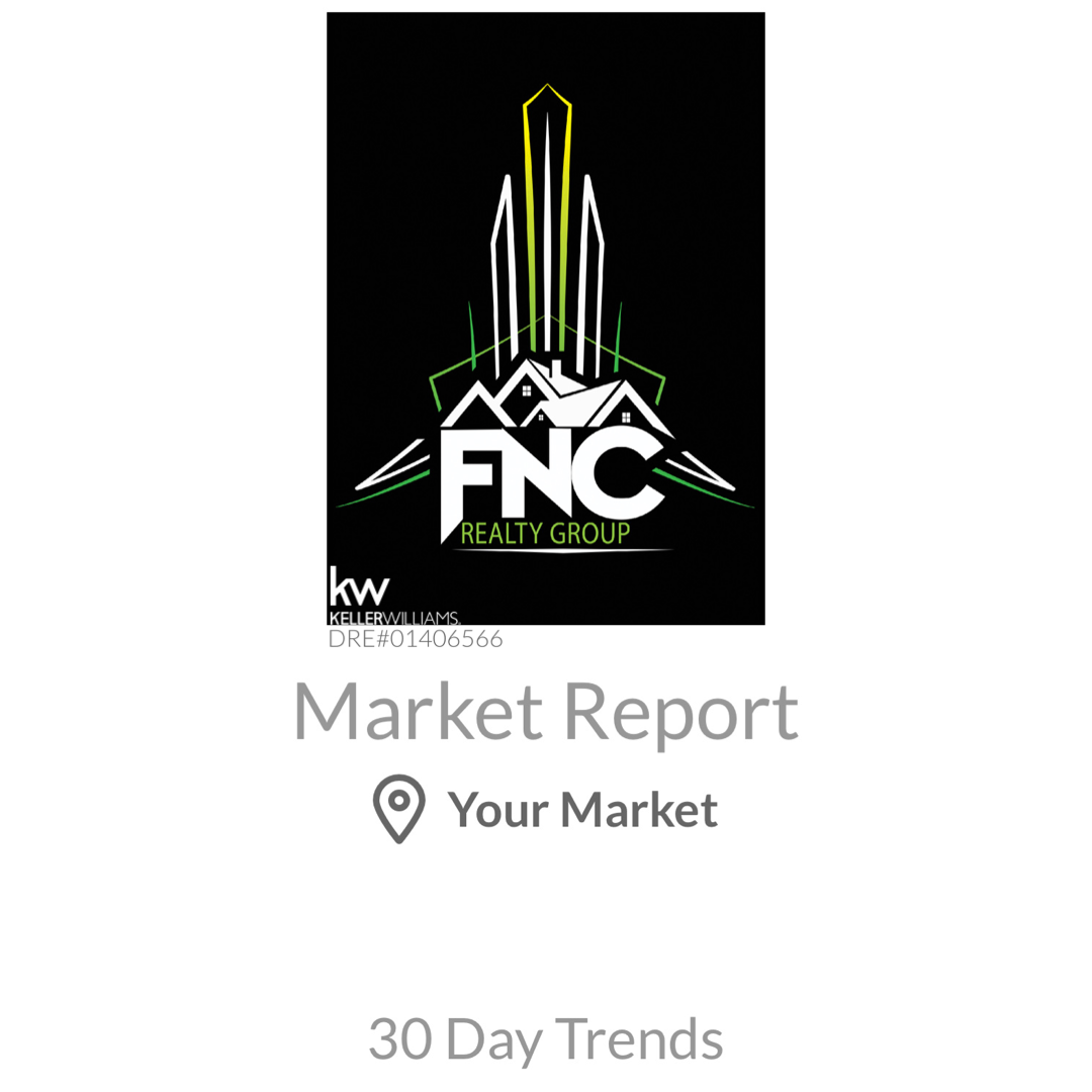 Stay Up To Date With A Market Report header image.