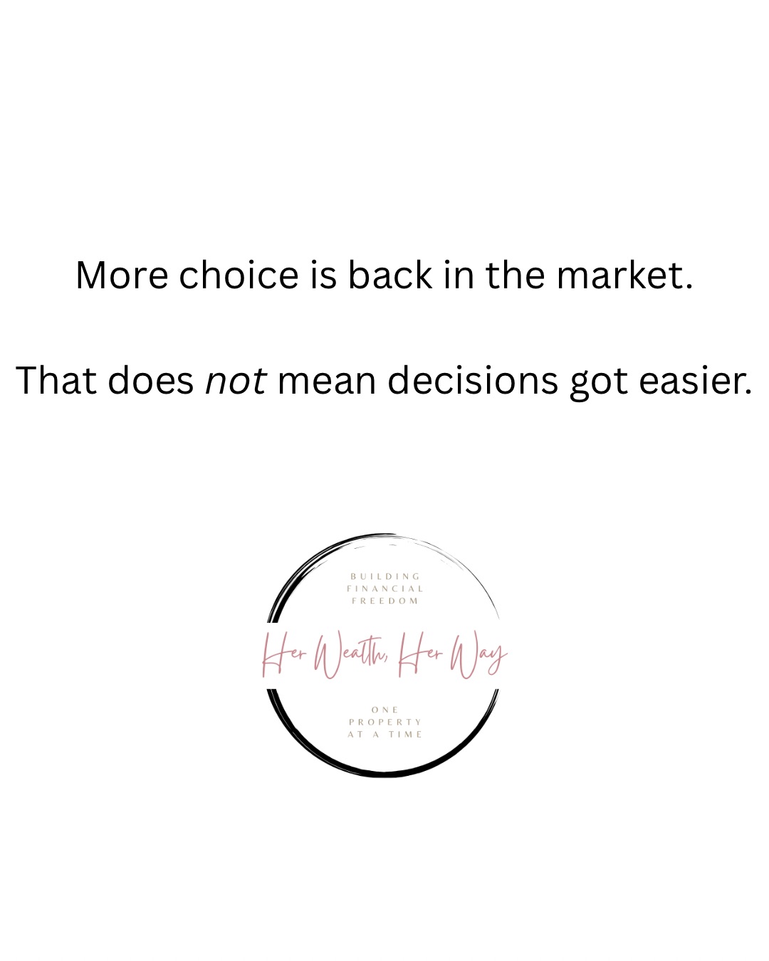 More choice in the real estate market does not mean easier decisions London Ontario real estate