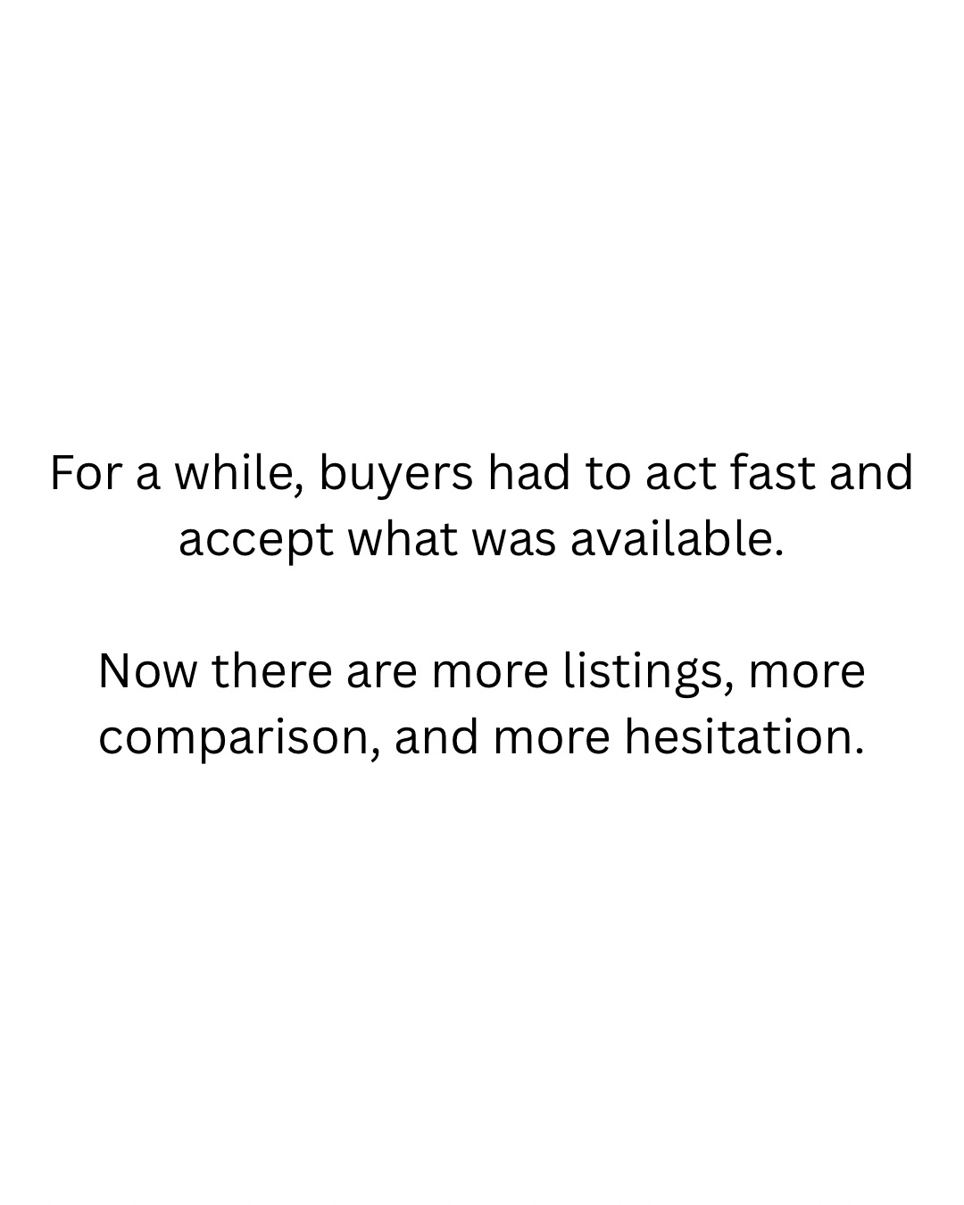 More listings and buyer hesitation in London Ontario housing market