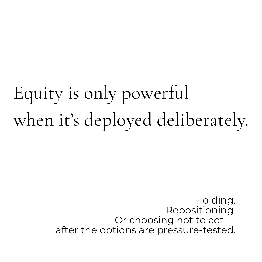 Equity is only powerful when it is deployed deliberately.