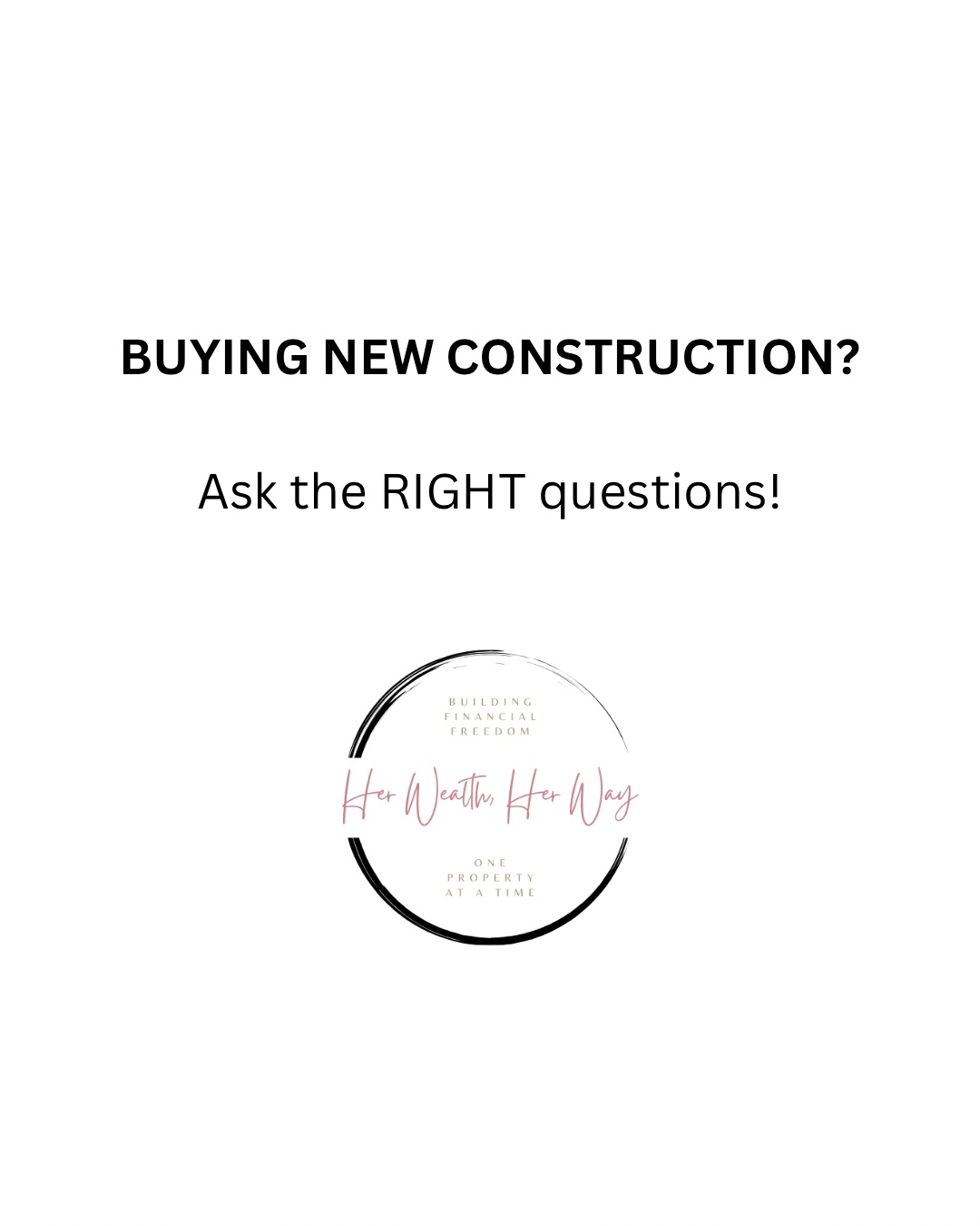 New Construction Update! header image.