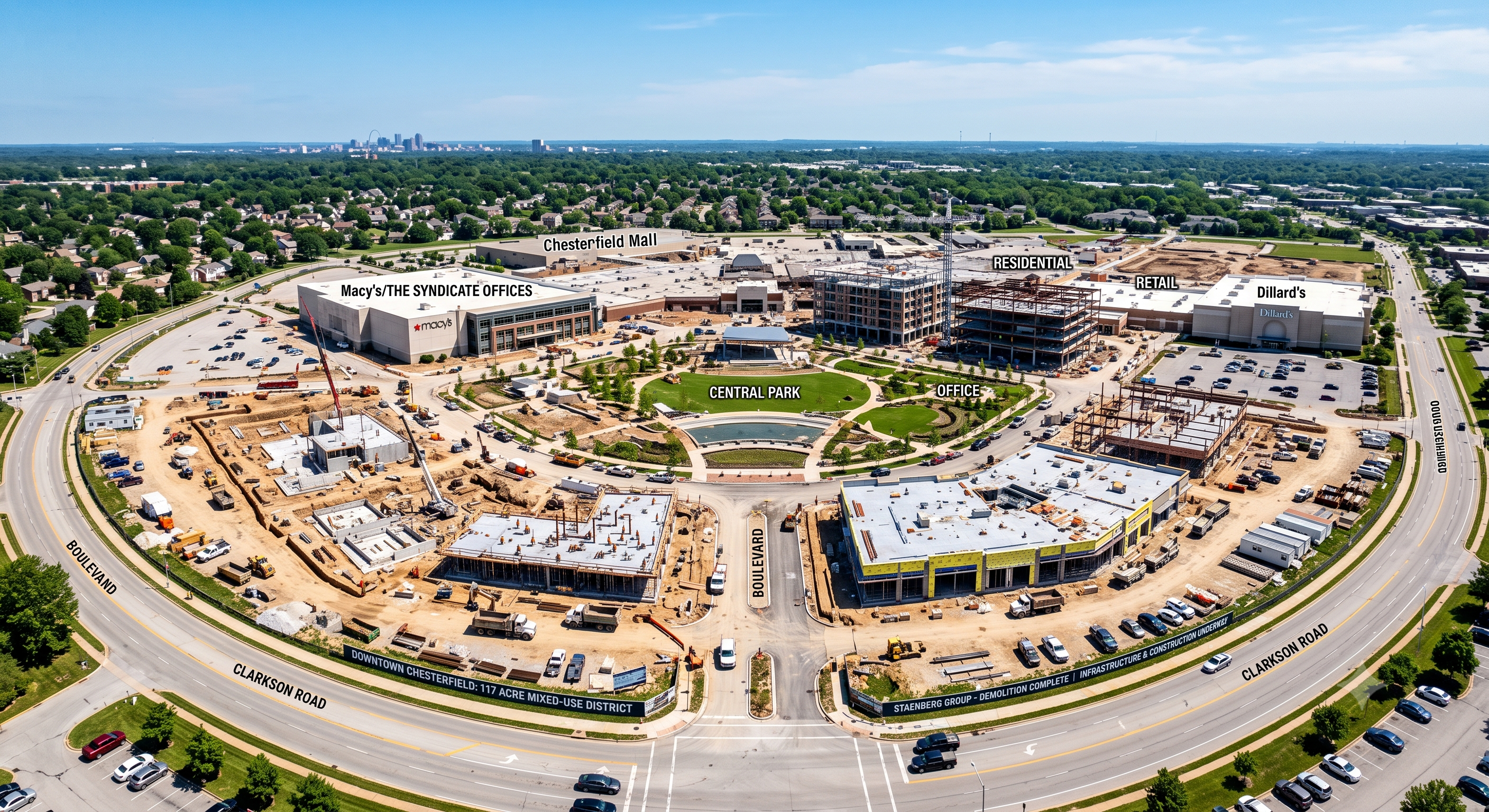 Downtown Chesterfield: The Shift Toward Walkable Suburban Living header image.