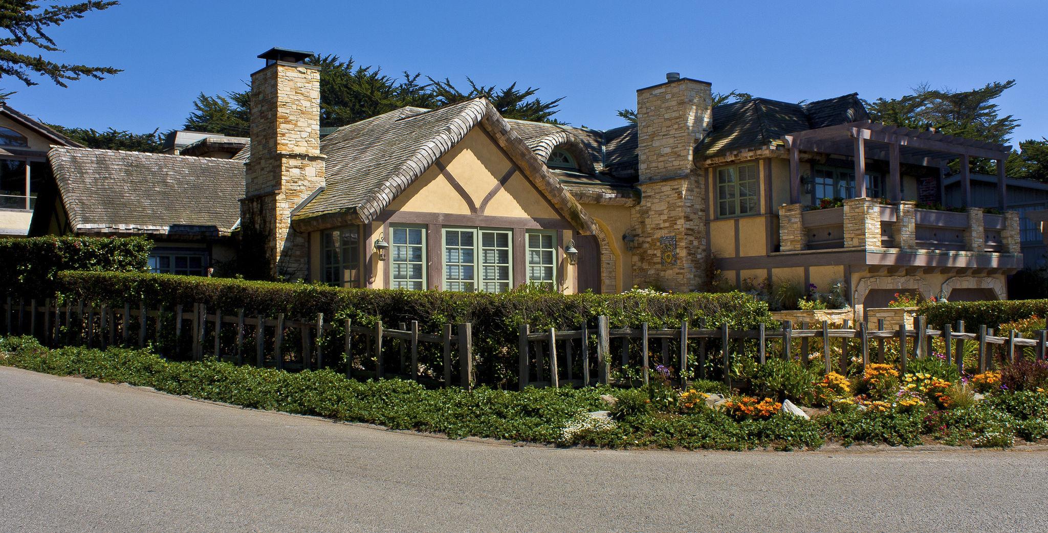 Home in Carmel California near the Monterey Peninsula coastline