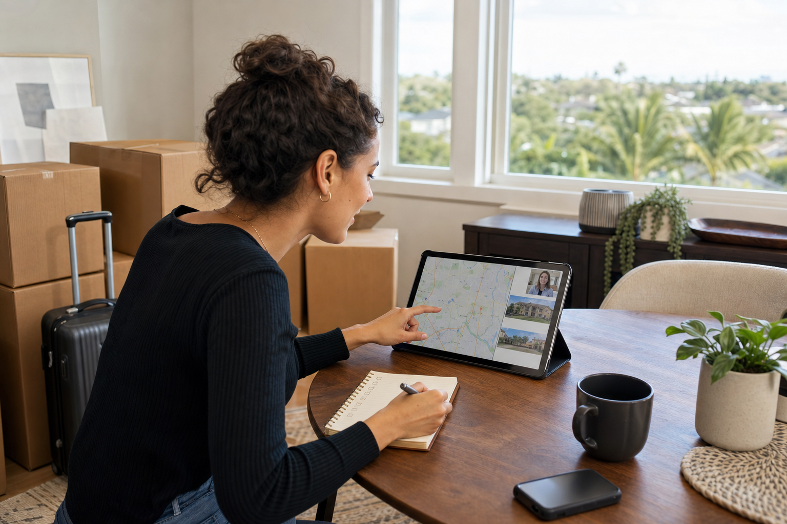 Buyer relocating to the Houston area planning a home search before arrival.