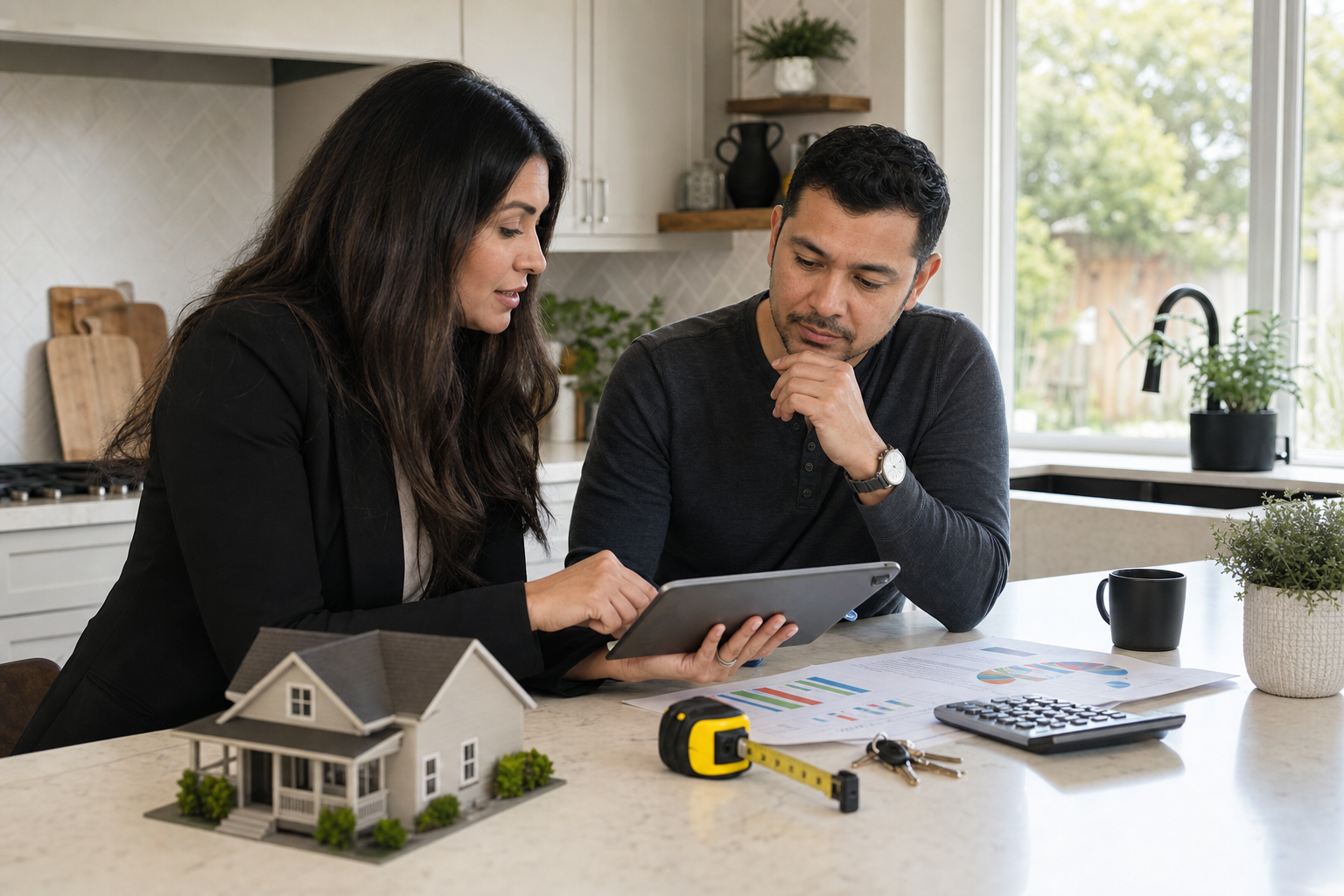 Houston-area homeowner reviewing home value factors before selling.