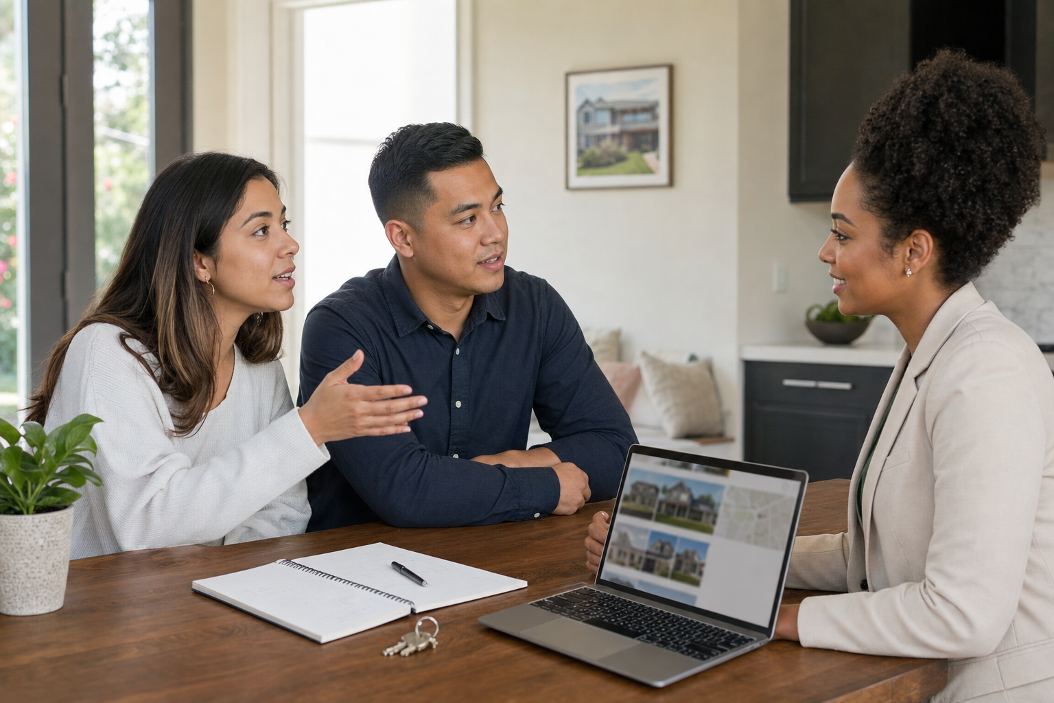 Houston-area first-time buyer asking questions before starting the home buying process.