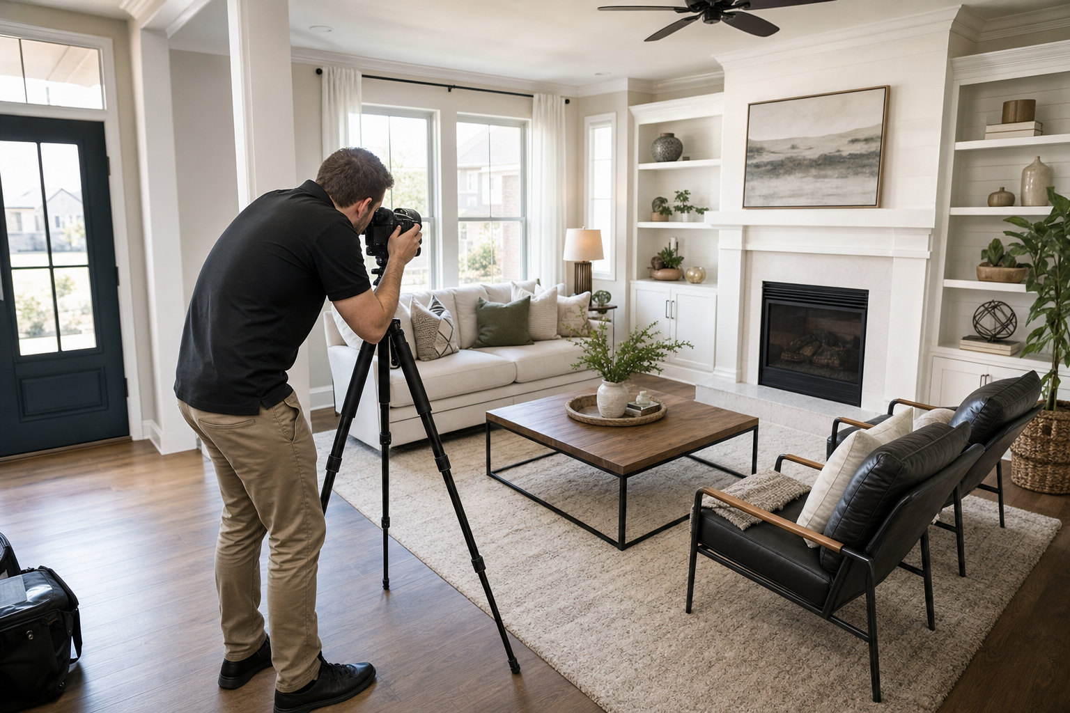 Prepared Houston-area home ready for listing photos and showings.