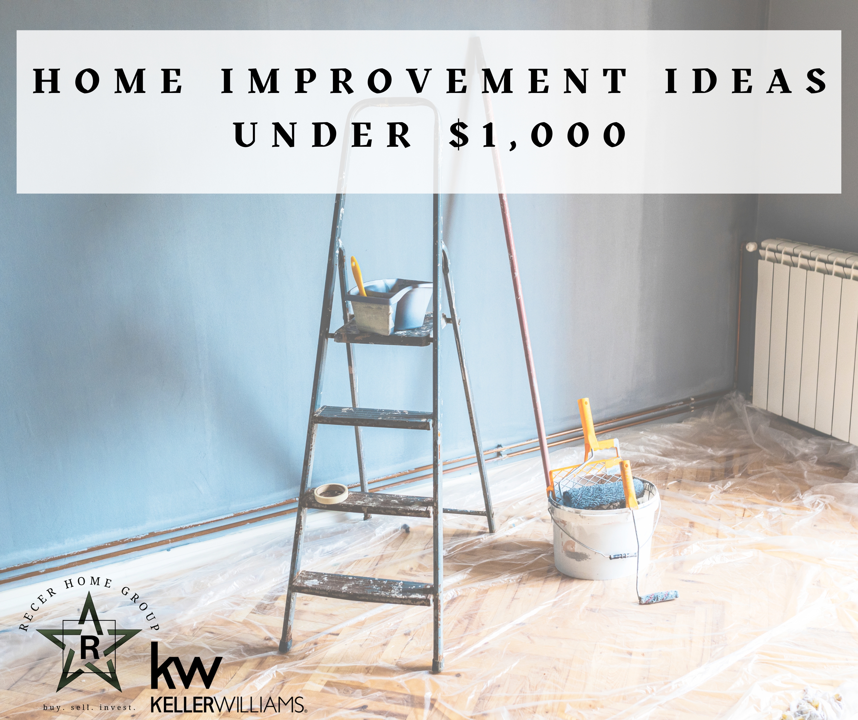 Home Improvement Ideas under $1,000 header image.
