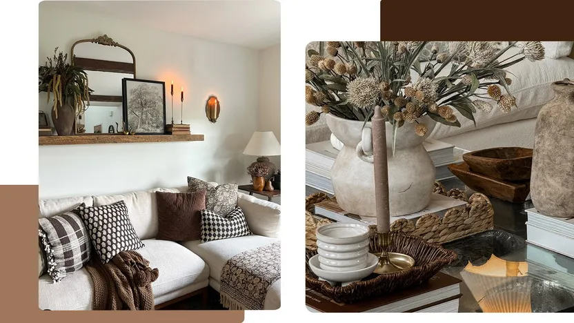 5 Storybook Living Room Looks From Instagram You’ll Fall for This Cozy Season By Realtor.com header image.