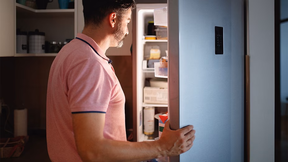 Noisy Fridge? What Those Sounds Mean (and When to Call a Pro) By Realtor.com header image.
