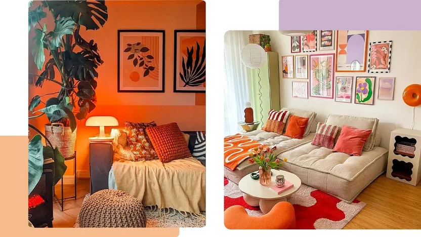 Flip the Technicolor Switch on Your Neutral Living Room With These 5 Artist-Inspired Spaces By Realtor.com header image.