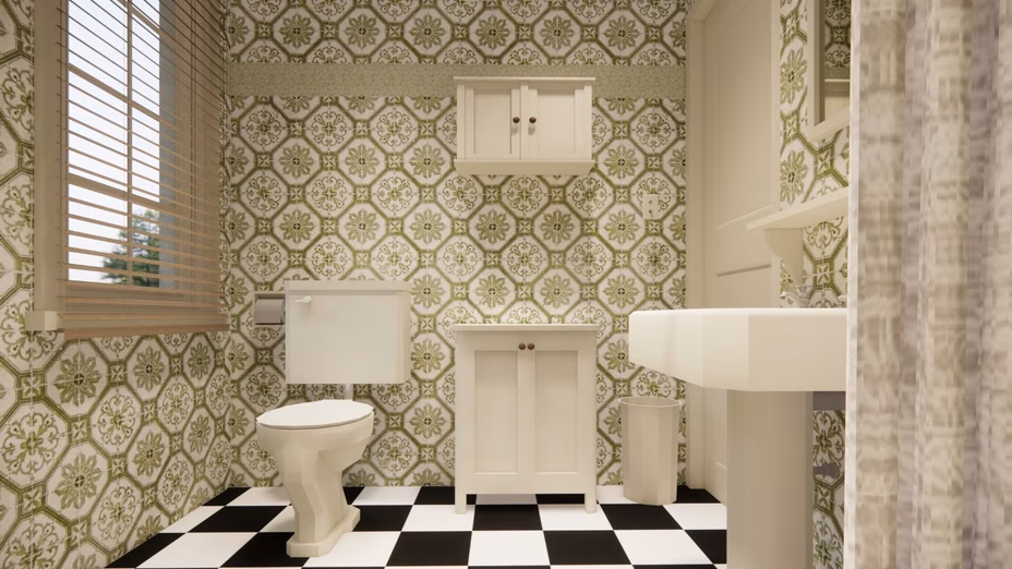 La renovación del hogar más popular del 2026 llevará el cuarto más importante de tu casa de regreso a los años 1920. Por Realtor.com header image.