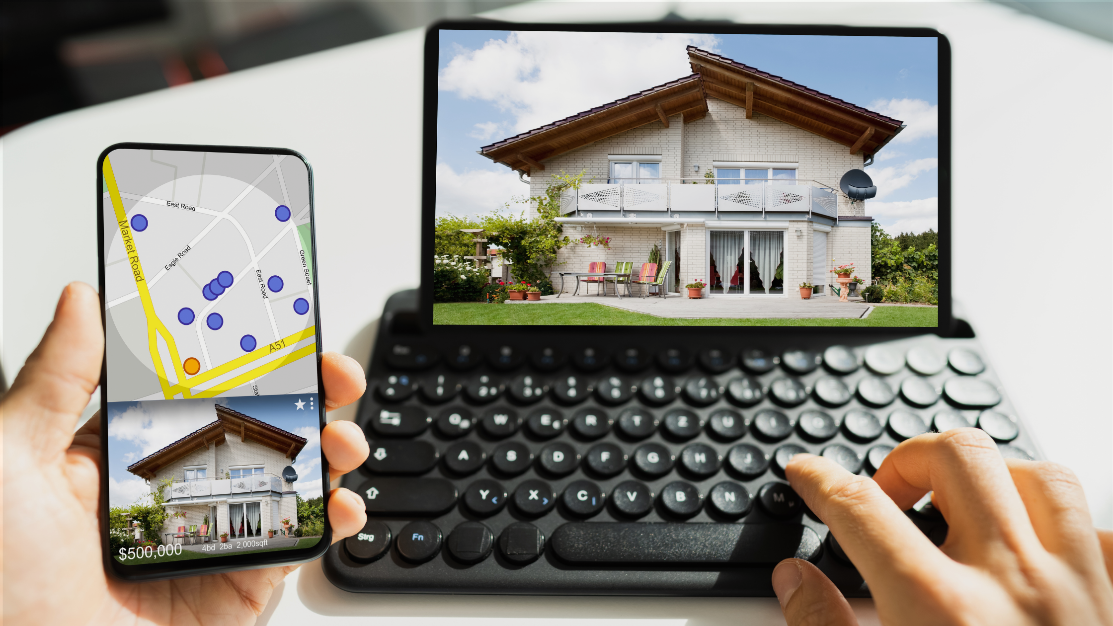 How can I buy a house virtually? by Foxbusiness header image.