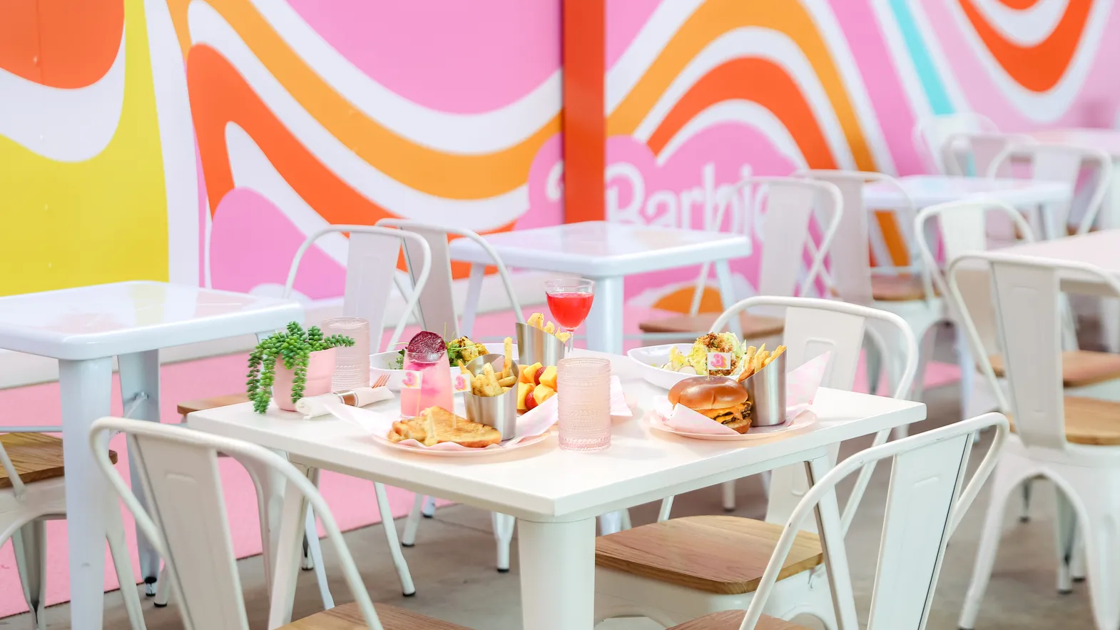 Here’s a First Look at Houston’s Anticipated Malibu Barbie Cafe and Skating Rink By Houston Eater header image.