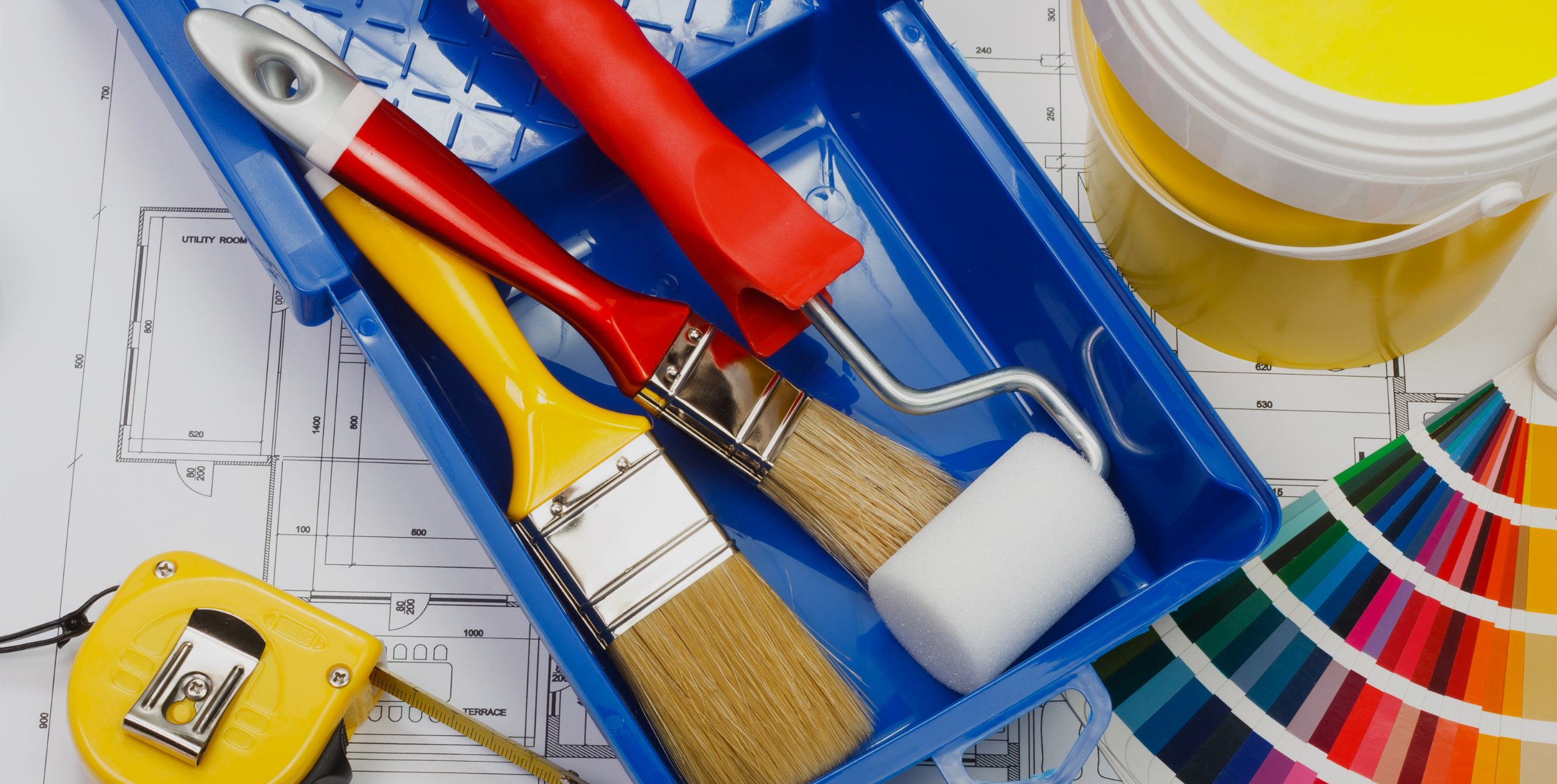 Eye-Catching Painting Tips for Homeowners by HomeKeepr header image.