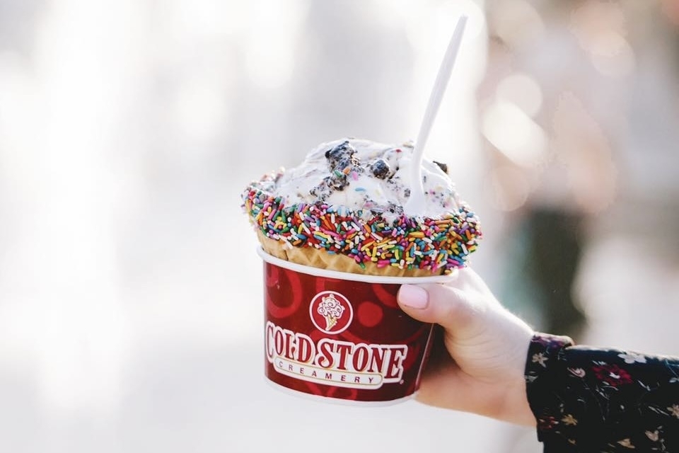 Cold Stone Creamery offers sweets treats from Fulshear shop By Community Impact header image.