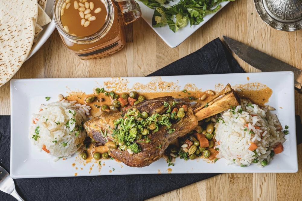 Cafe Petra Greek & Lebanese opens 2nd Katy-area location By Community Impact header image.