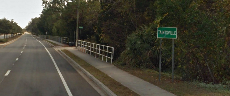 The Village of Taintsville by Florida History Blog header image.