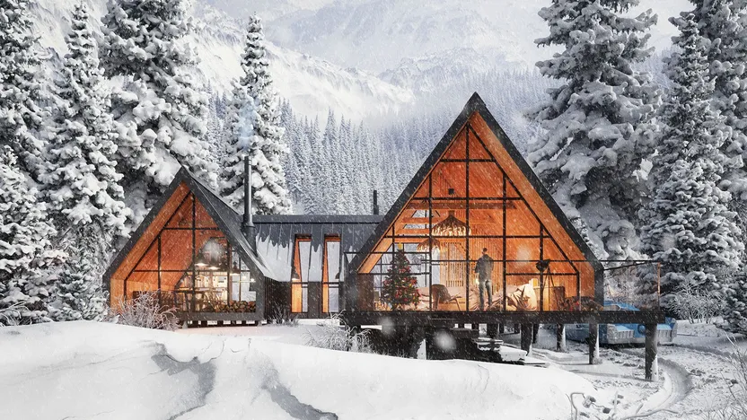 What’s a Chalet? The Former Alpine Cottage Turned Trendy Home, Explained By Realtor.com header image.