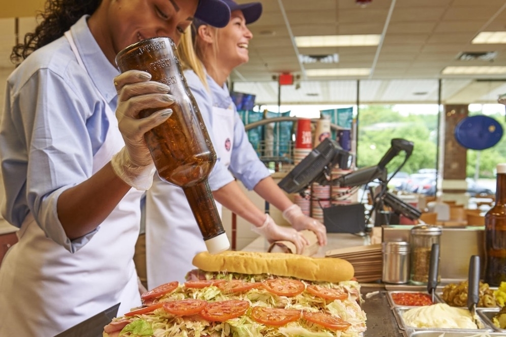 Jersey Mike's Subs opens in Magnolia By Community Impact header image.