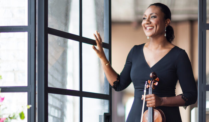 Bask in the vibrant sounds of the violin with ROCO’s Rachel Jordan at the Eldorado Ballroom By 365thingsinhouston header image.