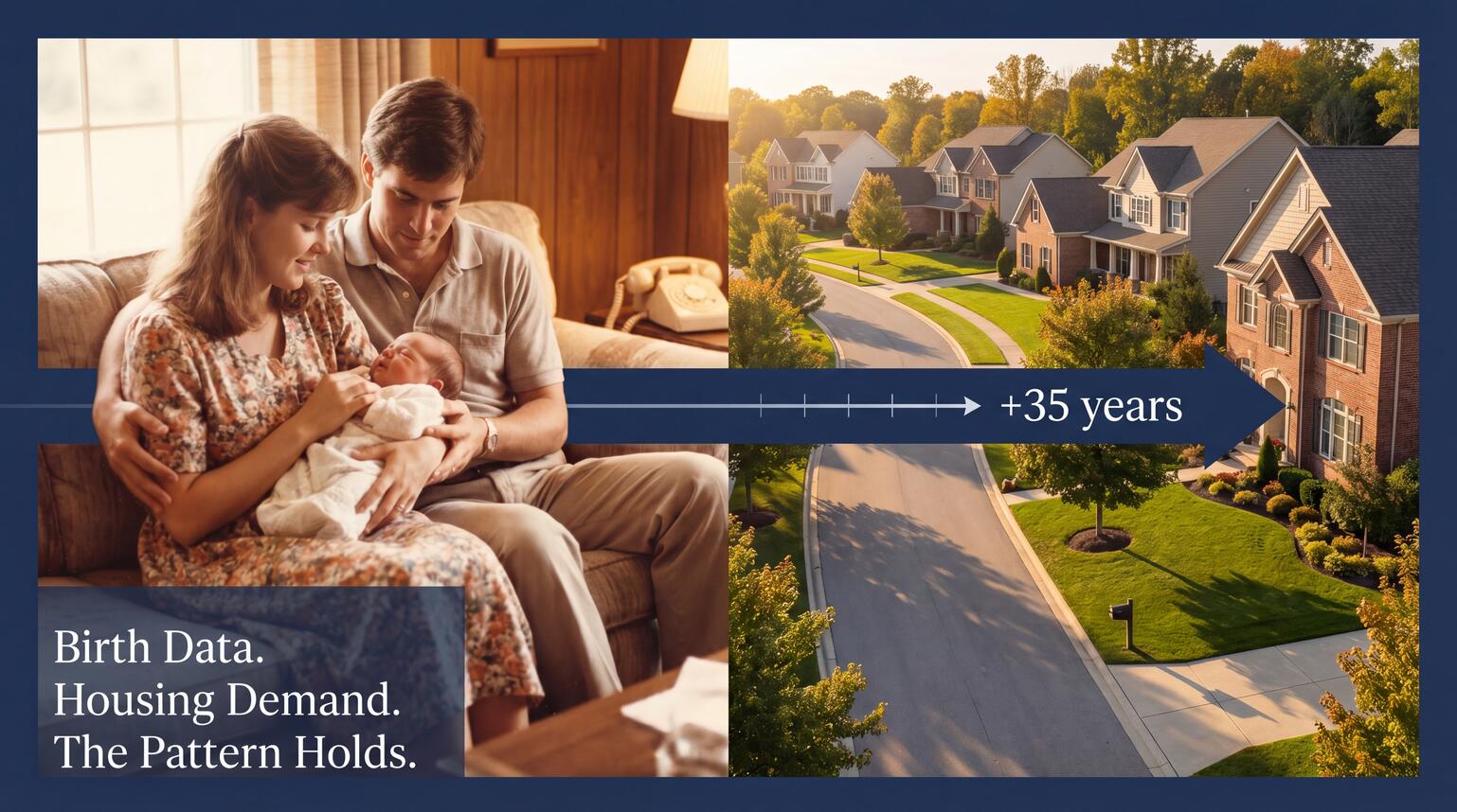 Birth data predicting housing demand in McHenry County Illinois — real estate market outlook 2026 through 2030s